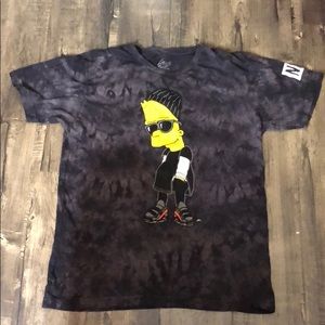 The Simpsons Neff Men’s shirt Large Black tie dye
